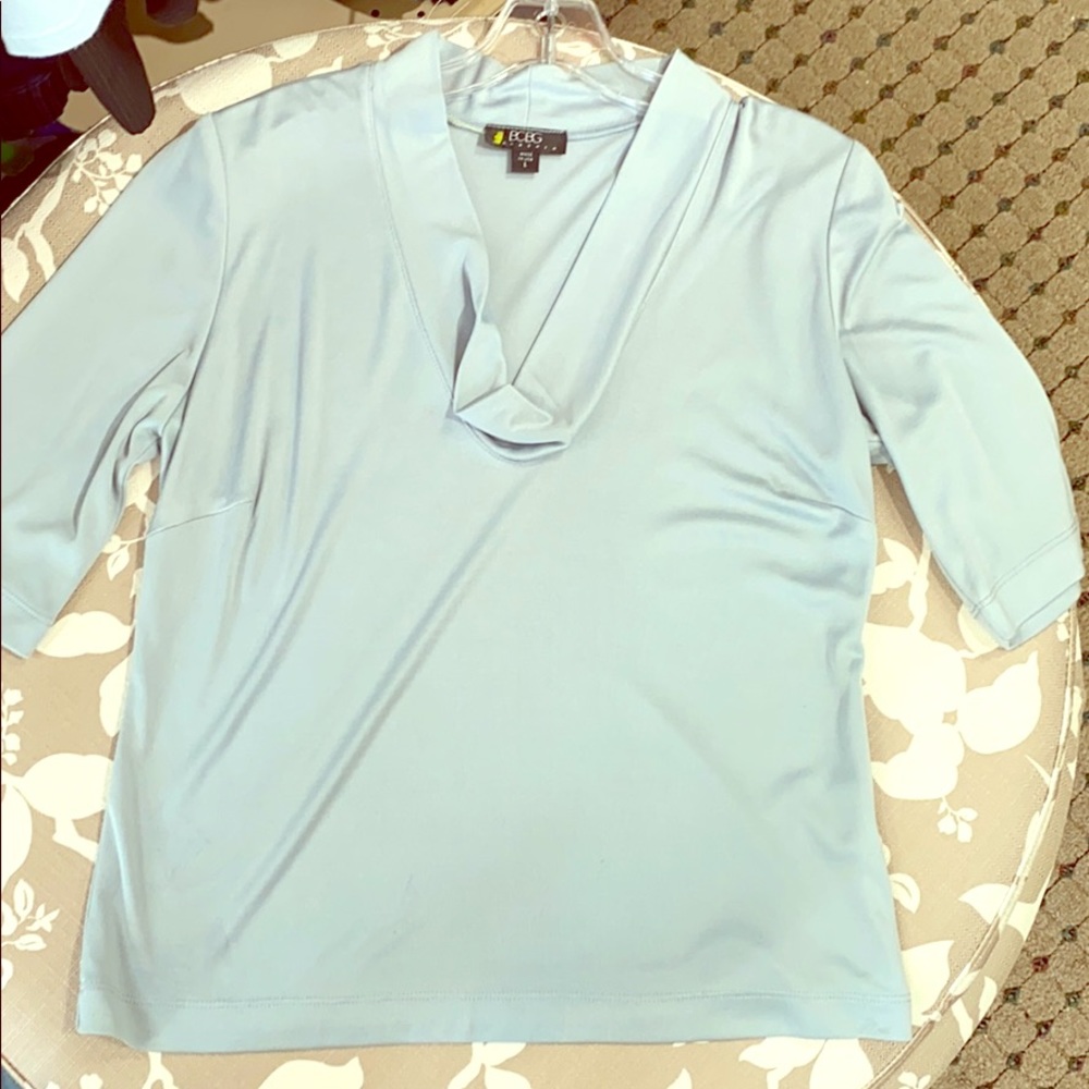 BCBG Max Grayish blue top